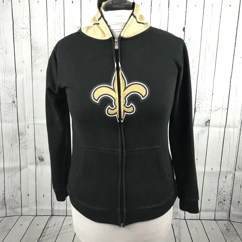 NFL team New Orleans Saints hooded Sweater Youth L - Picture 3 of 7